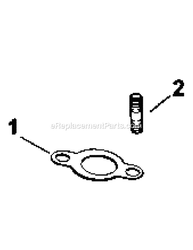 Cv745-0006 Exhaust Diagram and Parts List for M60-KHEFI 53AB5HEX750-28-HP Cub Cadet Lawn Tractor
